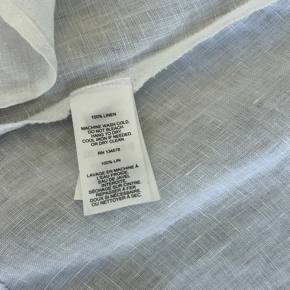 NWT Vineyard Vines Linen Ruffle Tank Blouse S - Picture 10 of 13